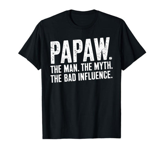 Funny Papaw Art For Grandpa Grandfather From Grandkids Papaw T-Shirt