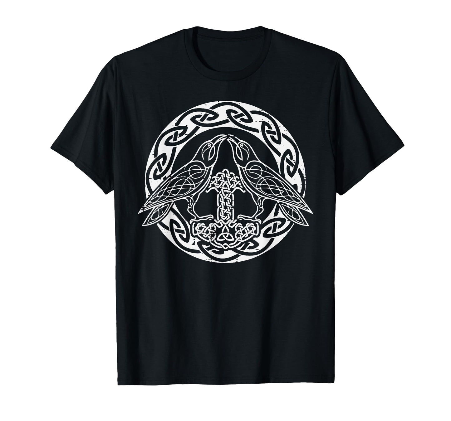 Viking Ravens Huginn Munnin Norse Mythology Men Women Kids T-Shirt