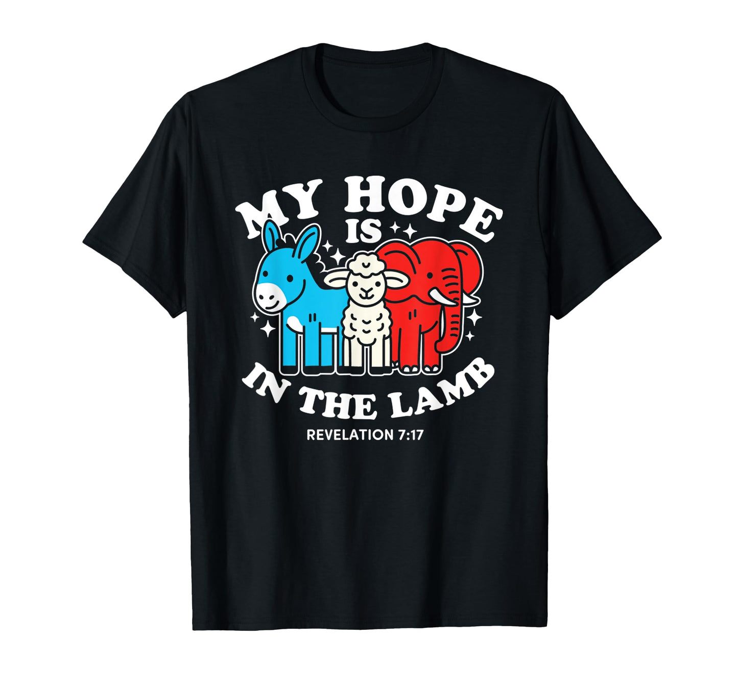 Funny My Hope Is In The Lamb Christian God Jesus T-Shirt