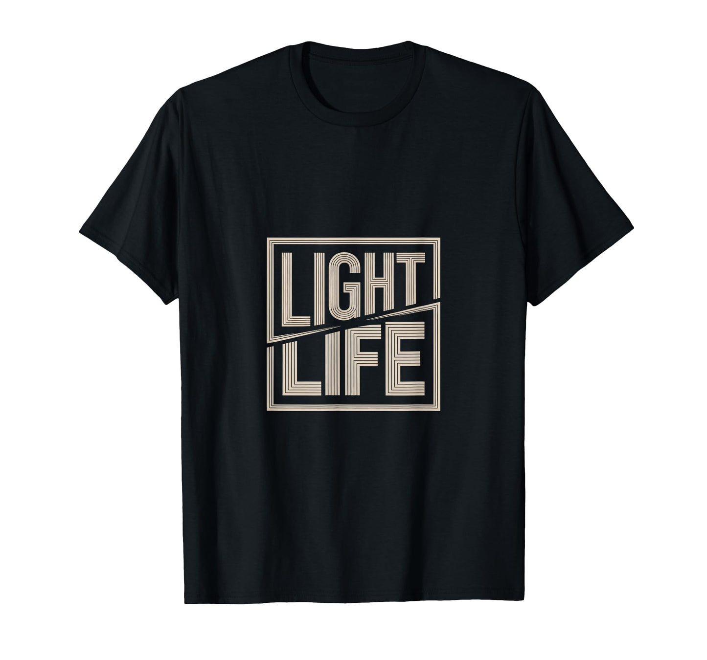 Christian Light Life Faith Message Gospel Verse T-Shirt