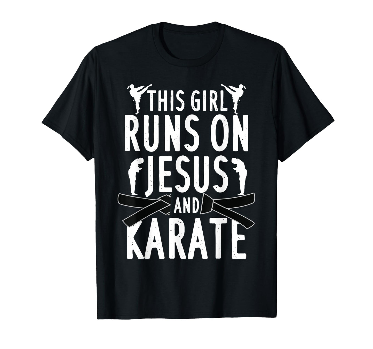Funny Karate Design For Women Girls Karate Martial Art Lover T-Shirt