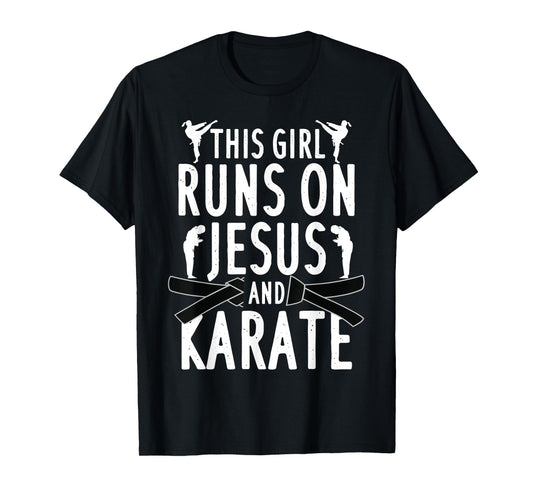 Funny Karate Design For Women Girls Karate Martial Art Lover T-Shirt