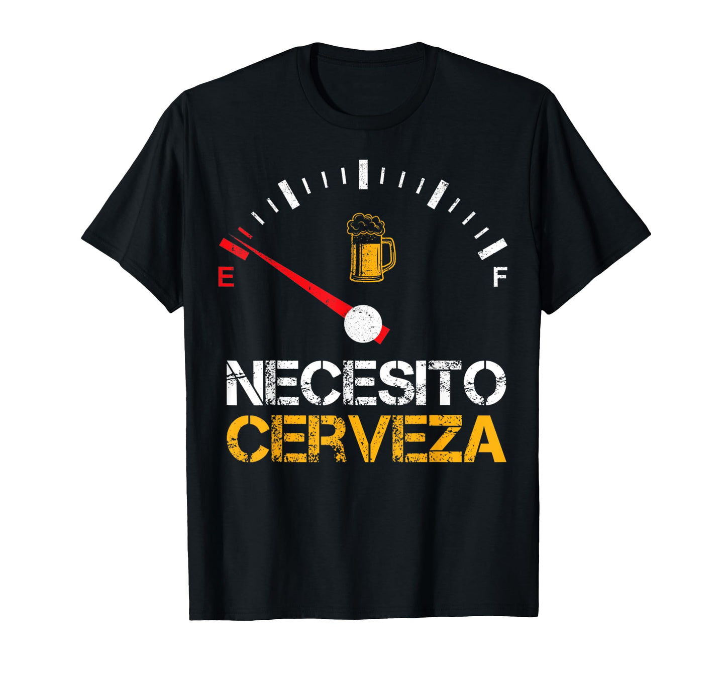 Necesito Cerveza Funny Quote Saying Spanish Beer Lover T-Shirt