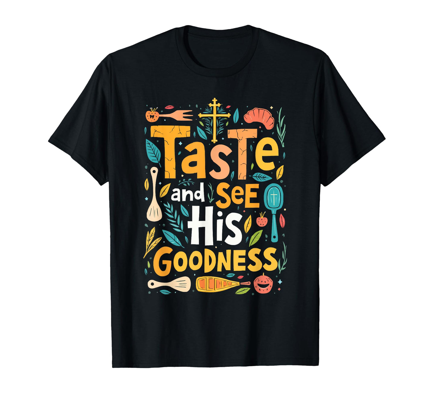 Bible Cooking Christian Believer Religious Jesus Christ T-Shirt