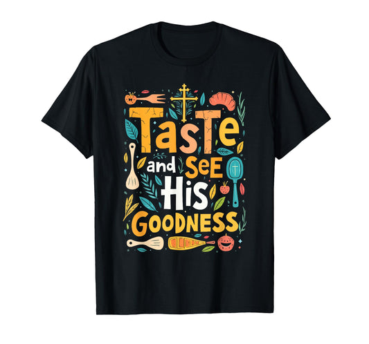 Bible Cooking Christian Believer Religious Jesus Christ T-Shirt