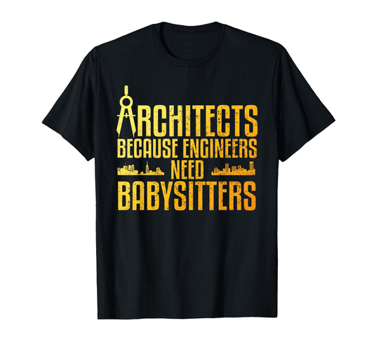 Funny Architect Art For Men Women Architecture Gag Architect T-Shirt