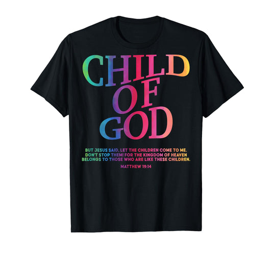 Toddler Child Of God Son Sister Brother Boy Christian Jesus T-Shirt