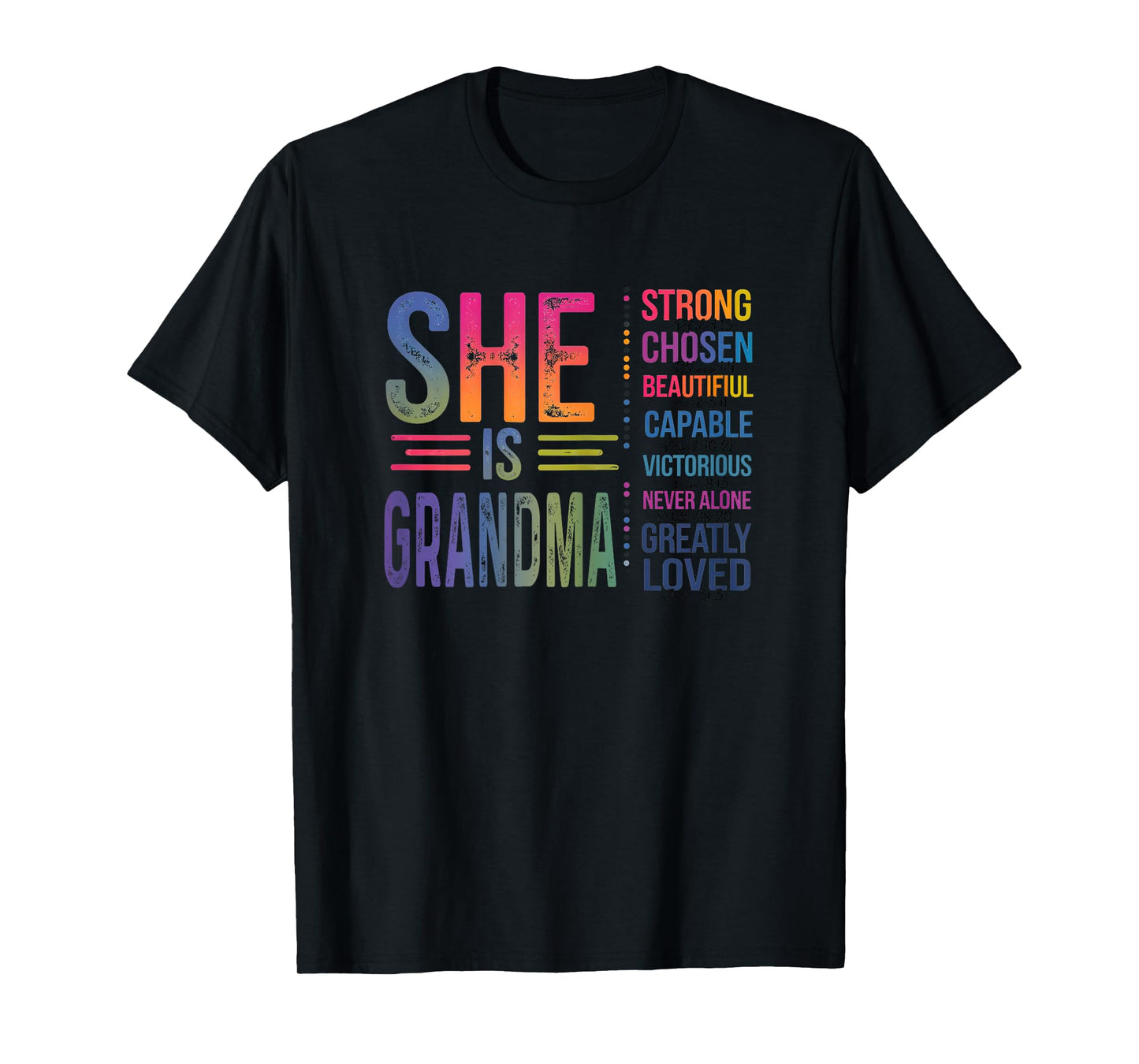 She Is Grandma Christian Mothers Day Jesus Nana Religious T-Shirt