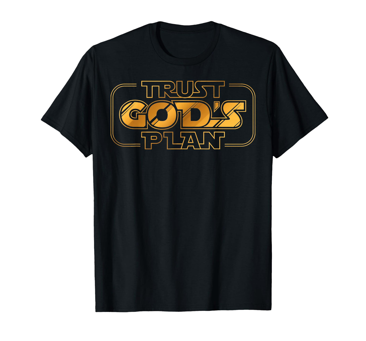 Christian Classic Trust Gods Plan Retro Jesus T-Shirt