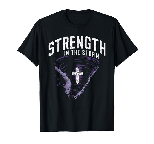 Tornado Survivors Storm Recovery Faith In Jesus Christianity T-Shirt