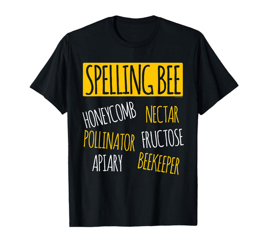 Spelling Bee Funny Halloween Pun Costume Beekeeper Teacher T-Shirt