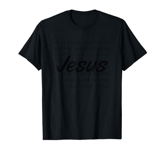 Jesus Amazing Grace Saved by Faith Worship T-Shirt