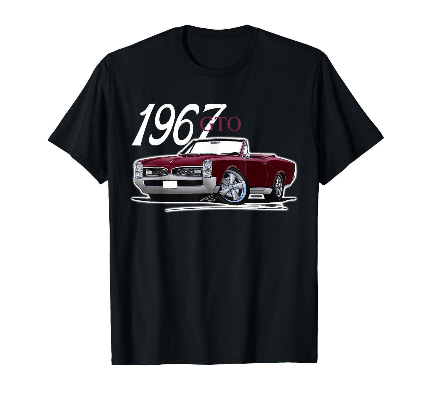 1967 67 GTO Classic Car Old School Muscle Car T-Shirt