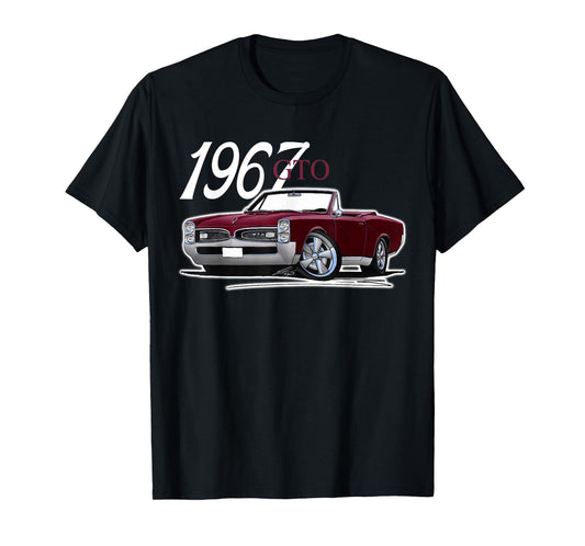 1967 67 GTO Classic Car Old School Muscle Car T-Shirt