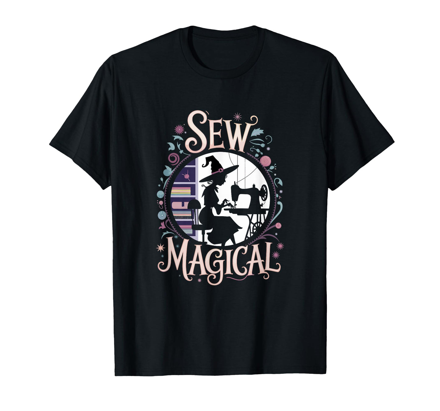 Sew Magical Funny Halloween Sewing T-Shirt
