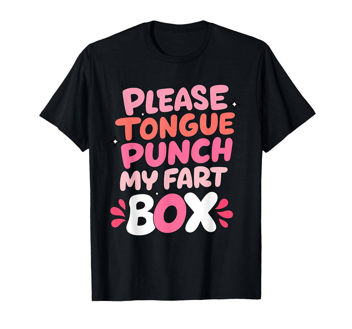 Inappropriate Please Tongue Punch Funny Cringe Men Women T-Shirt