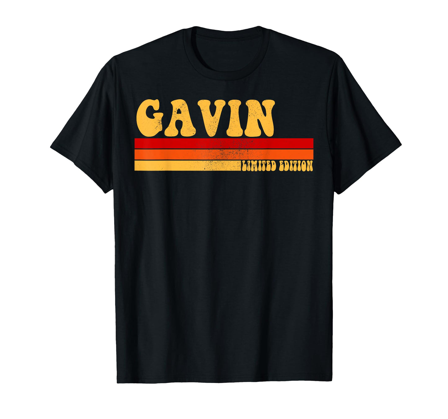 GAVIN Name Personalized Idea Men Retro Vintage GAVIN T-Shirt