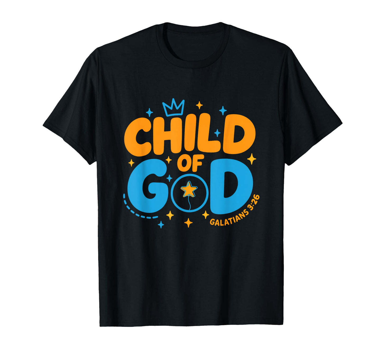 God's Child Inspirational Faith Verse Galatians 3:26 Kid Tee T-Shirt