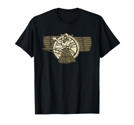 Ashur Supreme Deity Assyrian Emblem Mesopotamian T-Shirt