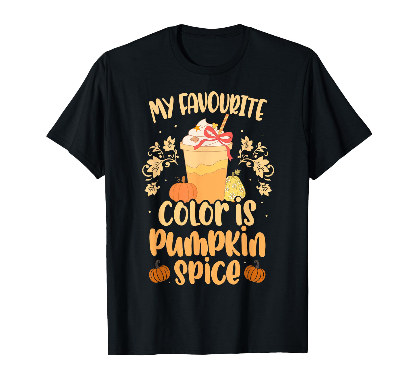 Favourite color pumpkin spice fall season T-Shirt