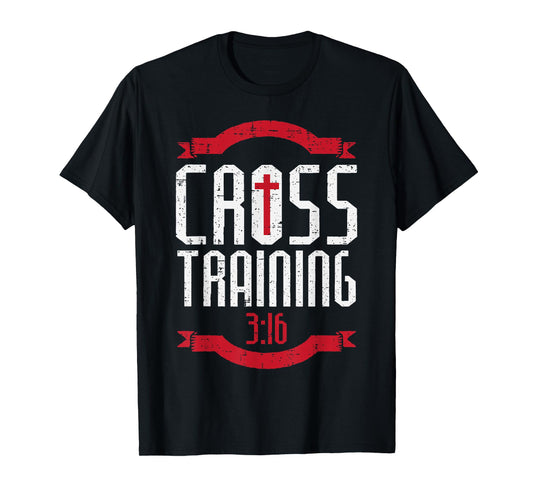 Cross Training 3:16 Workout Fitness Christian Men Women Kids T-Shirt