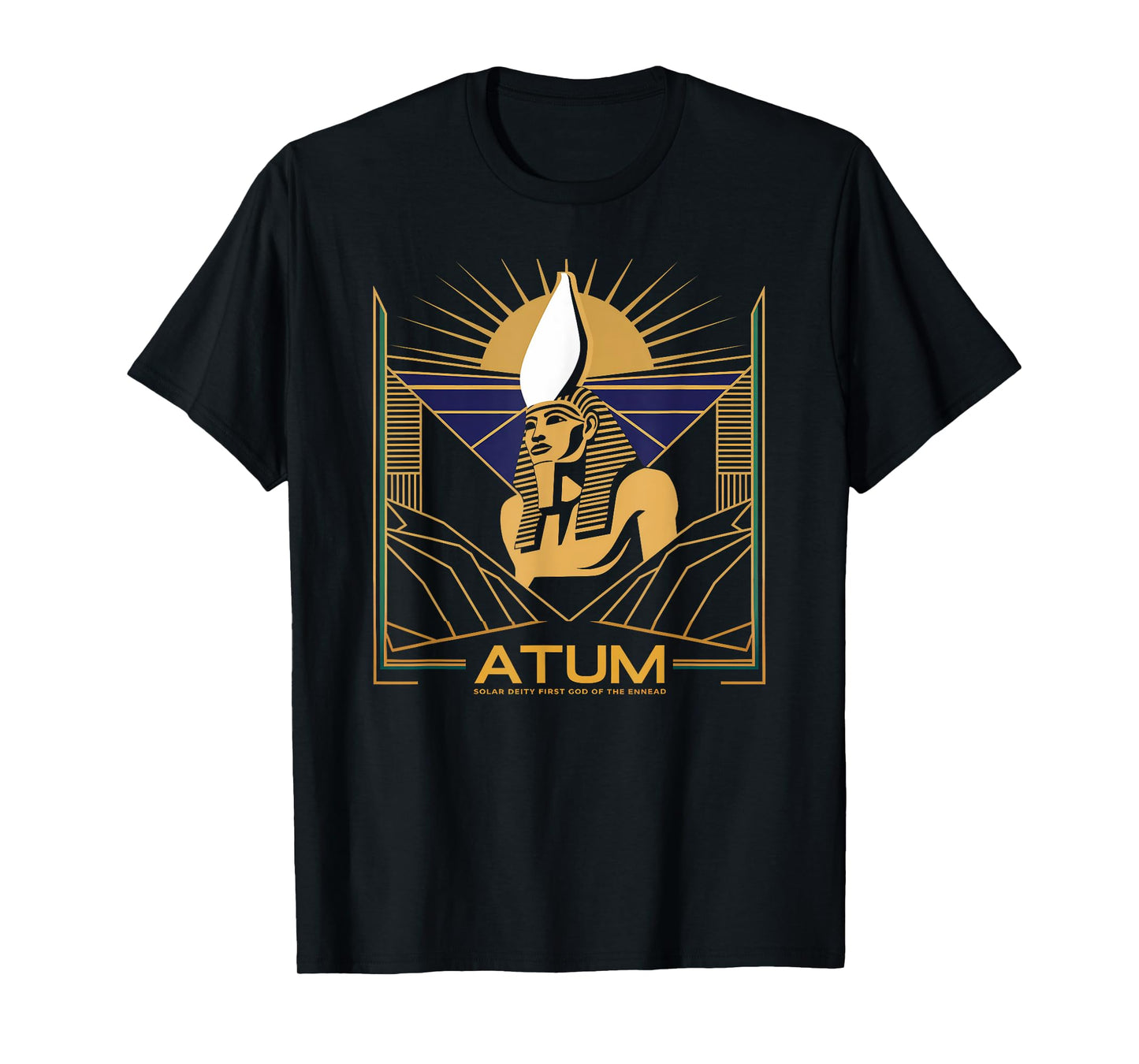 Atum Ancient Egyptian Sun God Creator Solar Deity T-Shirt
