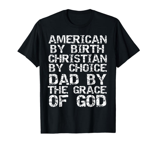 Christian Father's Day Gift for Men from Son Dad Faith Quote T-Shirt