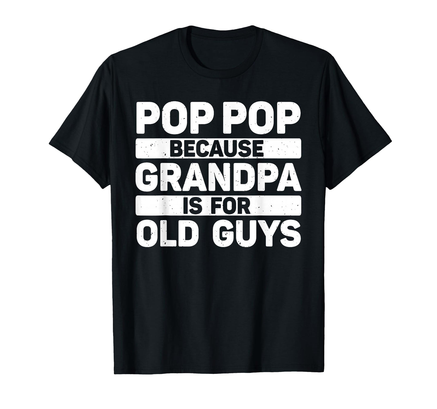 Pop Pop Art Grandpa T-Shirt For Grandkids Father's Day