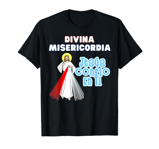 Jesús Confío En Ti Divine Mercy Spanish Catholic Kids T-Shirt