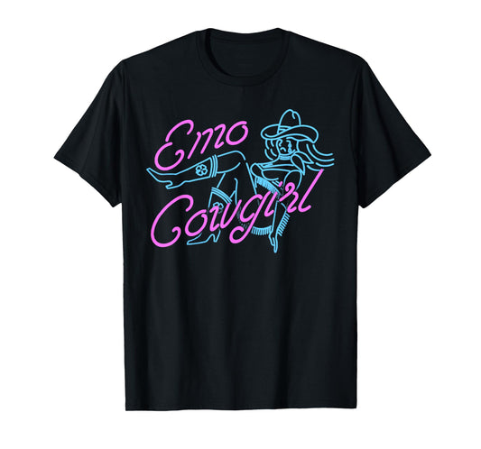 Retro Basic Funny Emo Cowgirl Quote Relax Tim Sexy T-Shirt