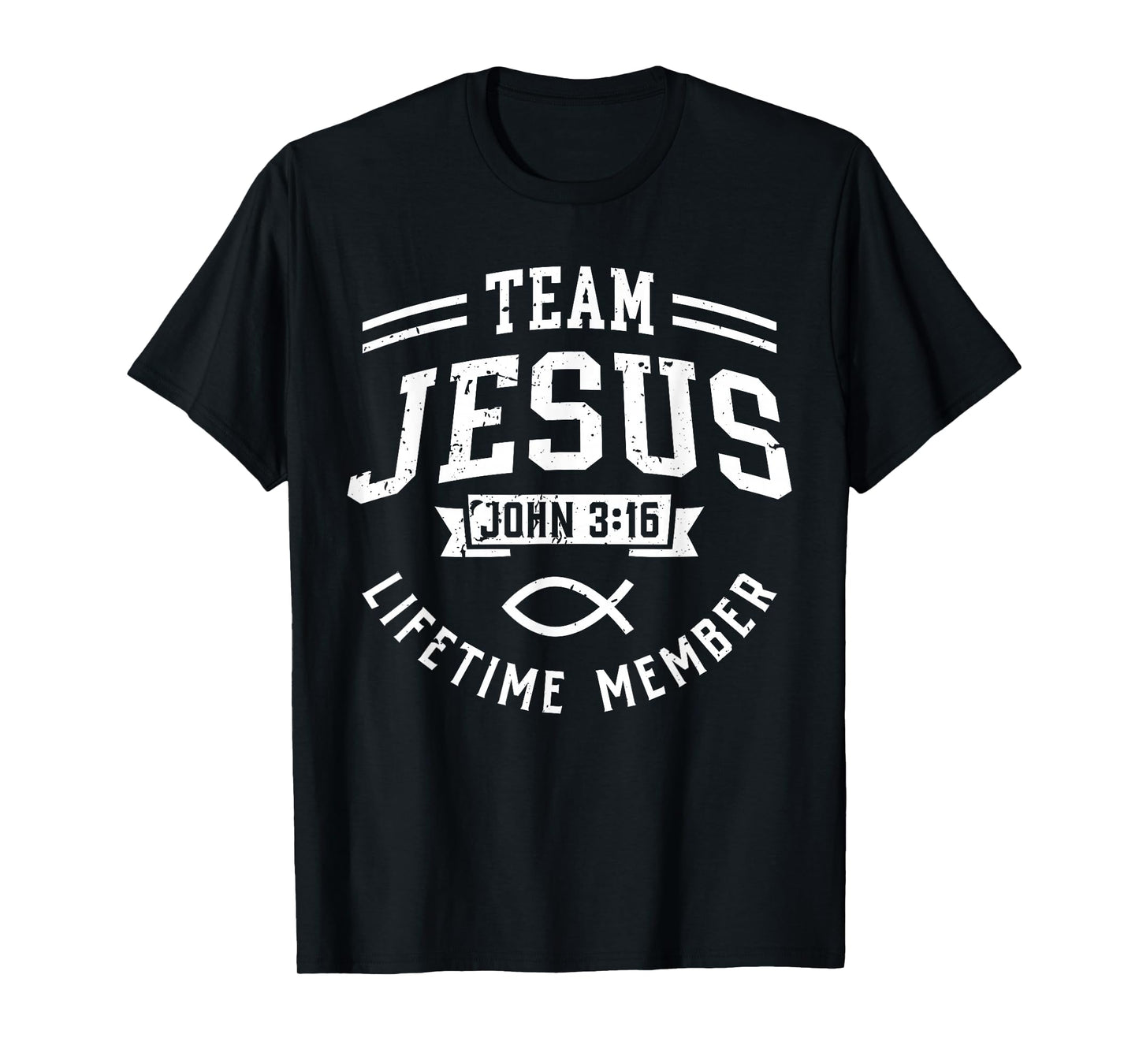 Team Jesus John 3 16 Lifetime Member God Christian Gift T-Shirt