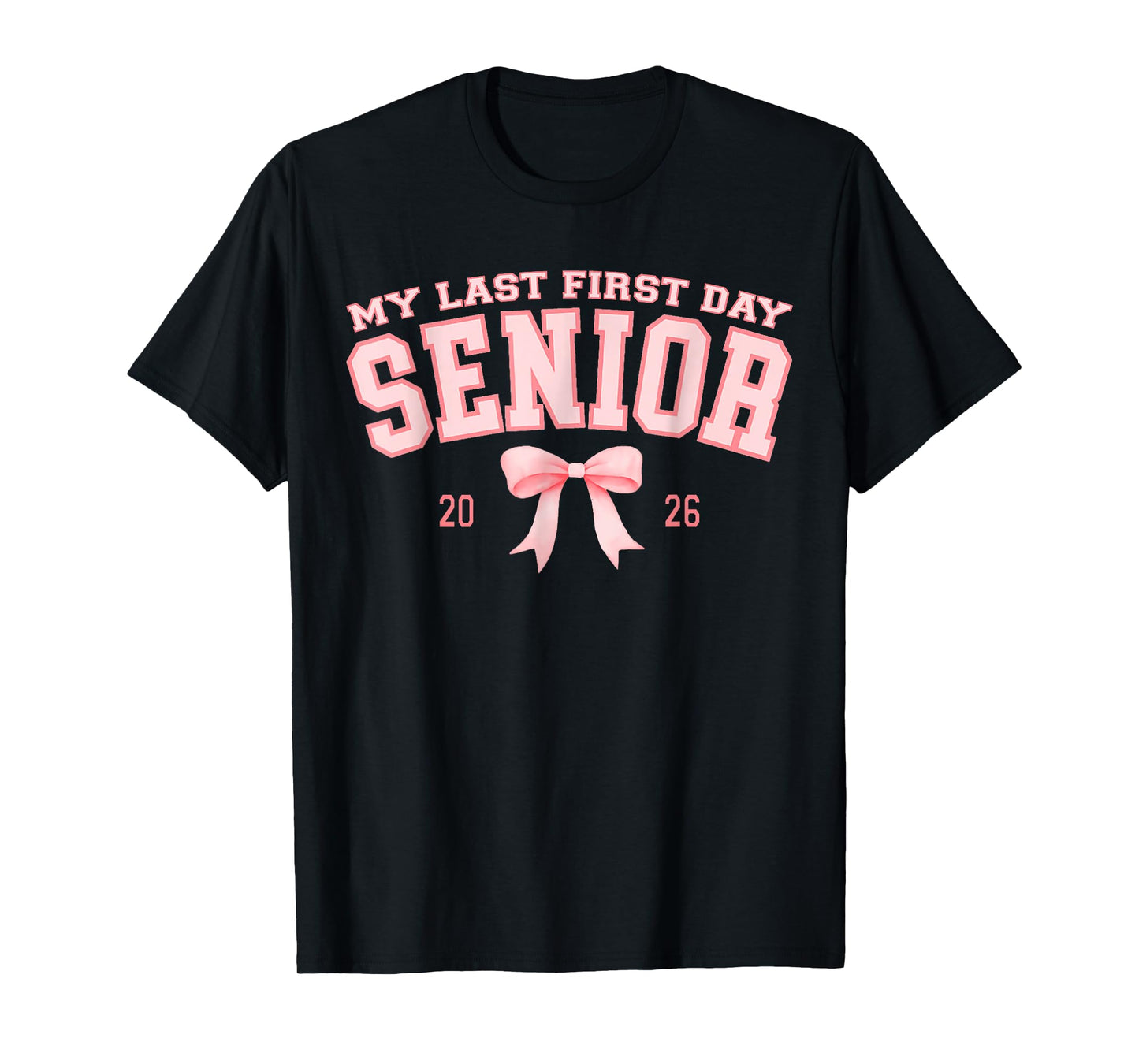 My Last First Day Senior 2026 Retro Groovy Tie Dye T-Shirt