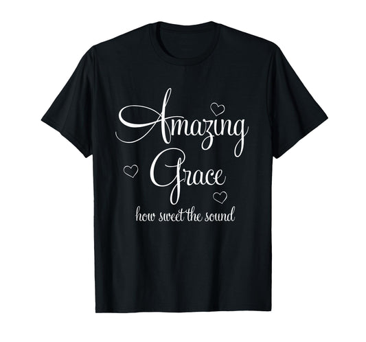Inspirational, Amazing Grace T-shirt. Faith Tee T-Shirt