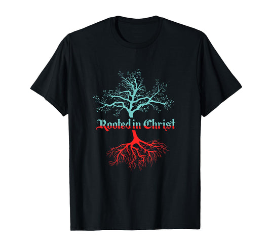 Root Tree Christian Christian Faith Fan Gift T-Shirt