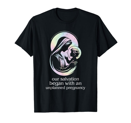 Pro-Life Christian Faith Unplanned Pregnancy Prolife Grunge T-Shirt