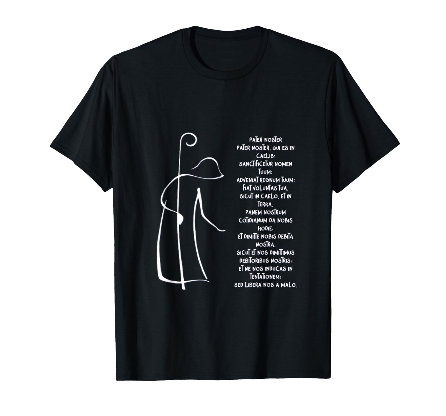 Our Father in latin, Main Prayer to God, Holy Spirit bless T-Shirt