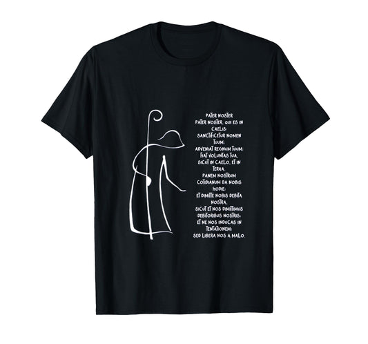 Our Father in latin, Main Prayer to God, Holy Spirit bless T-Shirt