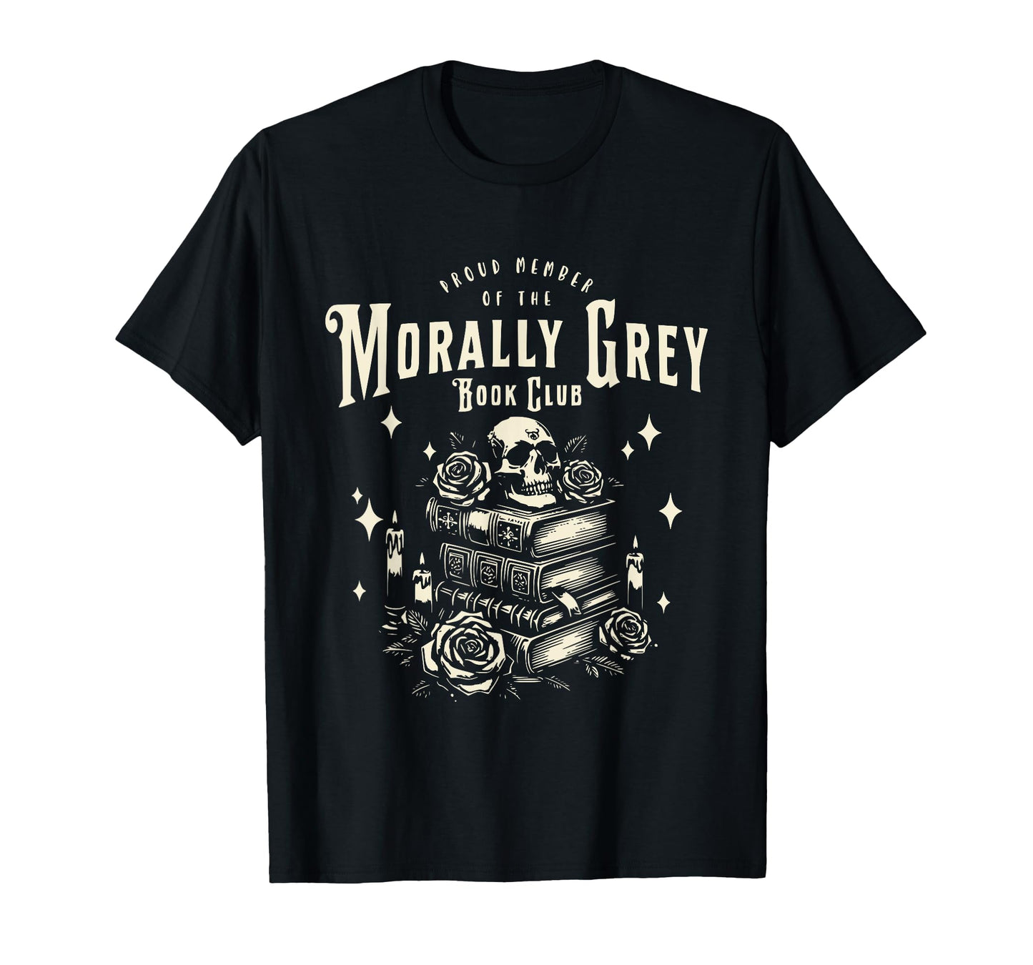 Morally Grey Book Club Funny Reading Shirt Bookish Bookworm T-Shirt