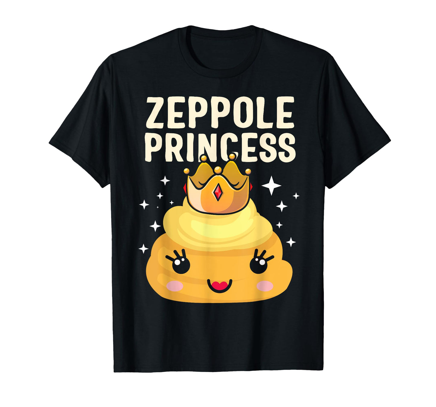 Saint Joseph's Day Zeppole Princess Cute Italian Pastry Marc T-Shirt