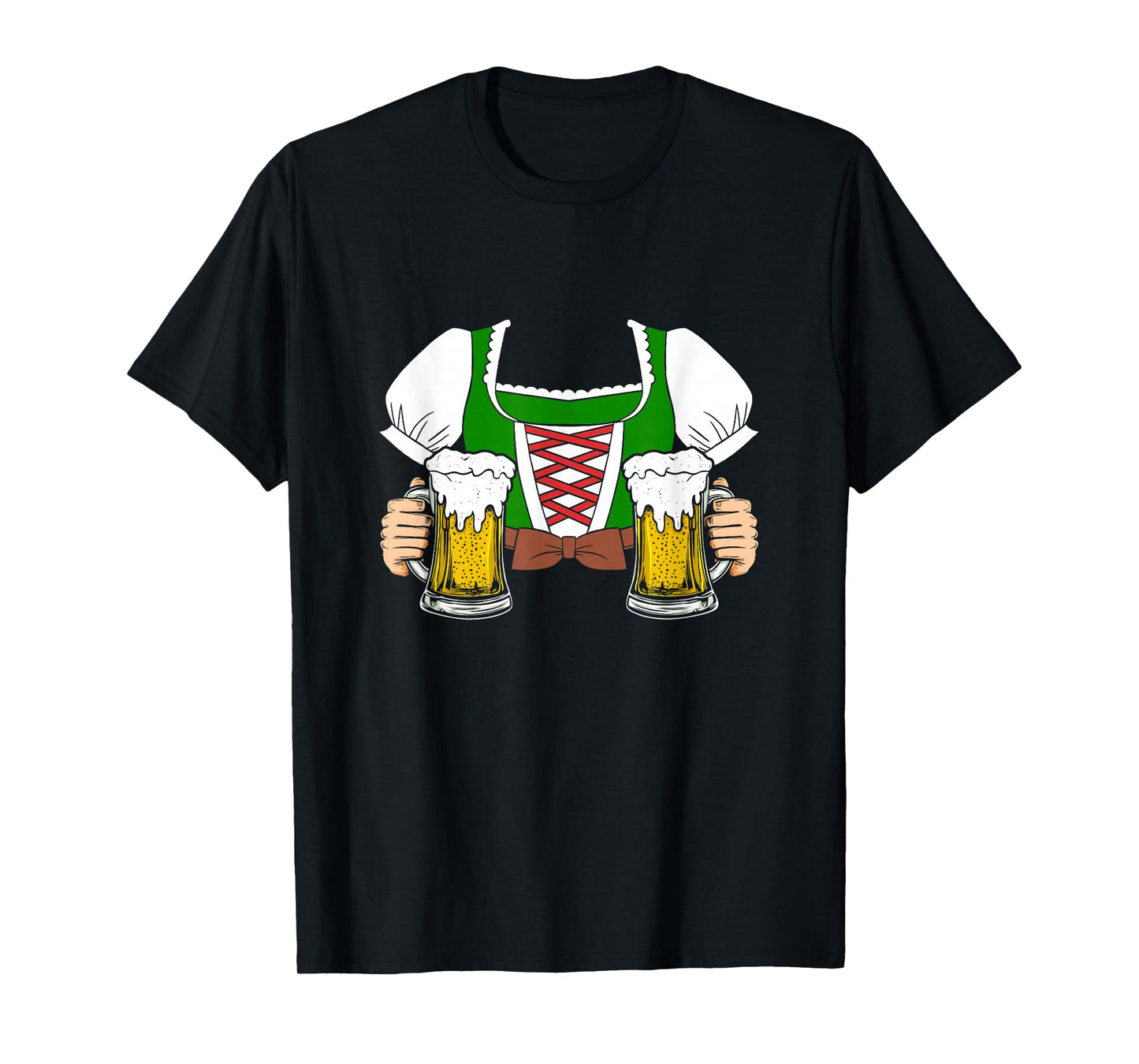 Drindl Costume German Bavarian Oktoberfest Festival Women T-Shirt