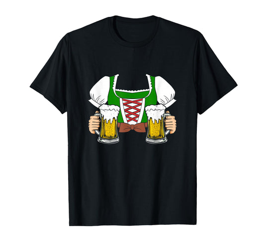 Drindl Costume German Bavarian Oktoberfest Festival Women T-Shirt