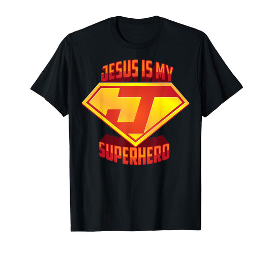 Cute Jesus Is My Superhero Birthday Present For You T-Shirt