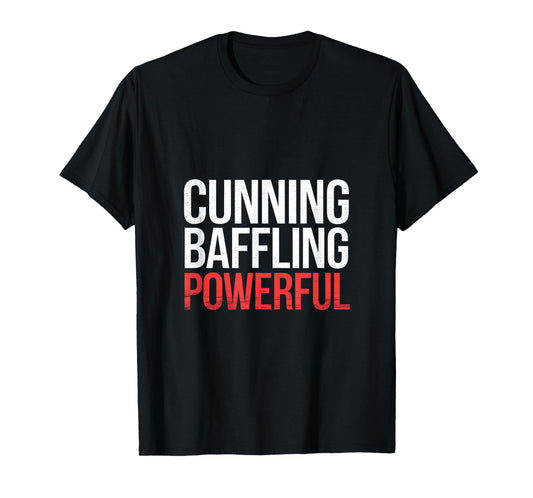 Cunning Baffling Powerful Alcoholism Journey Recovery ----- T-Shirt