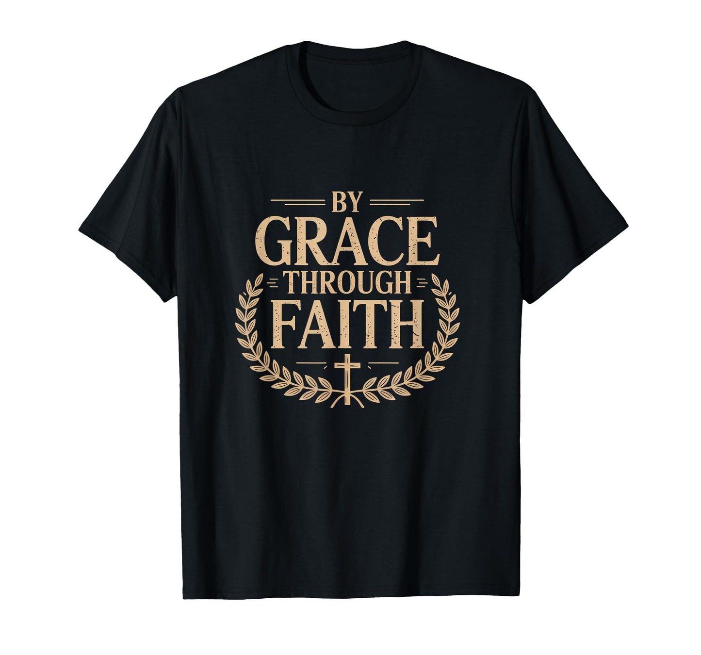 Grace Through Faith Ephesians 2:8-9 Christian T-Shirt