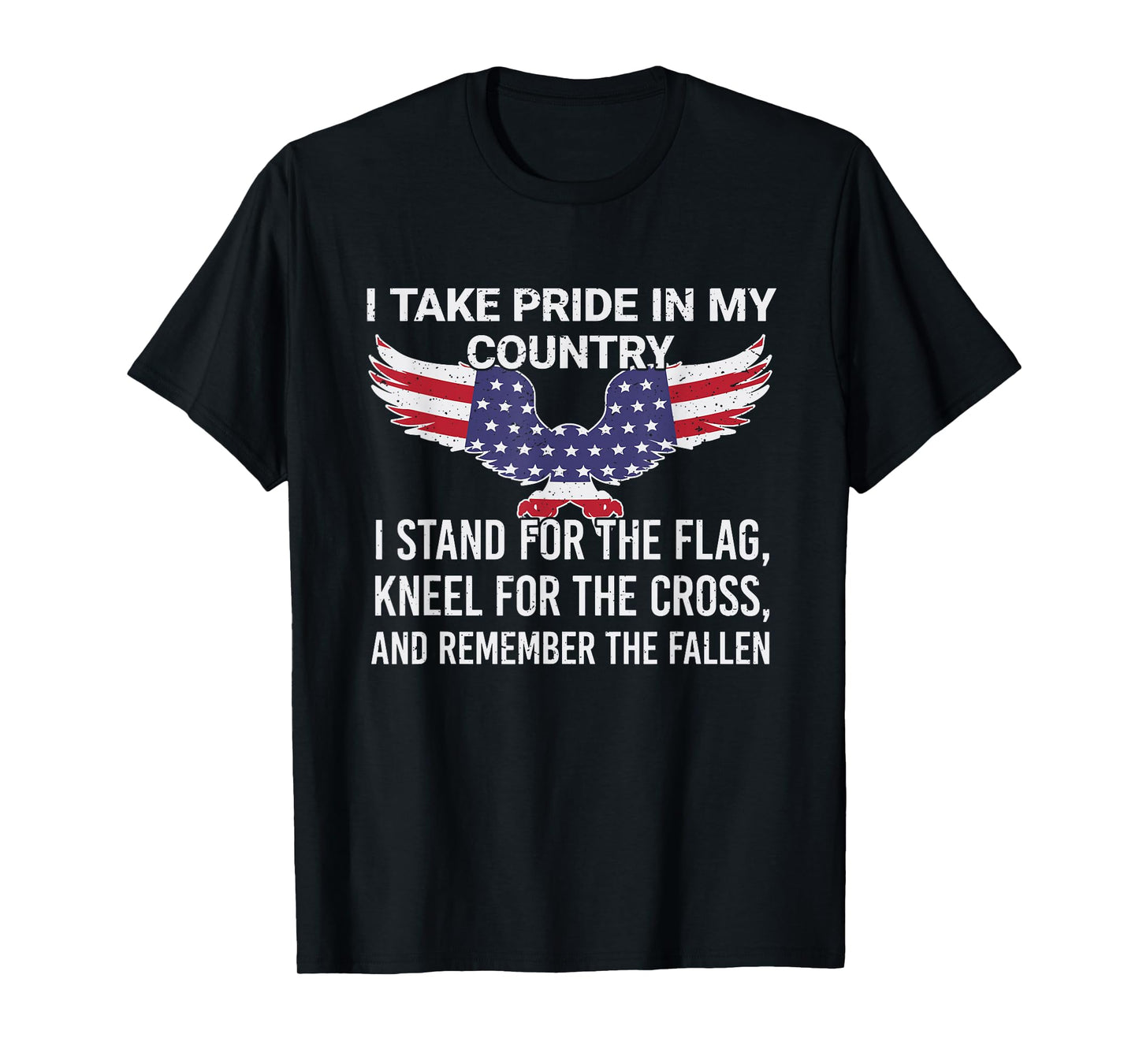 I take pride in my country Veteran Patriot America T-Shirt