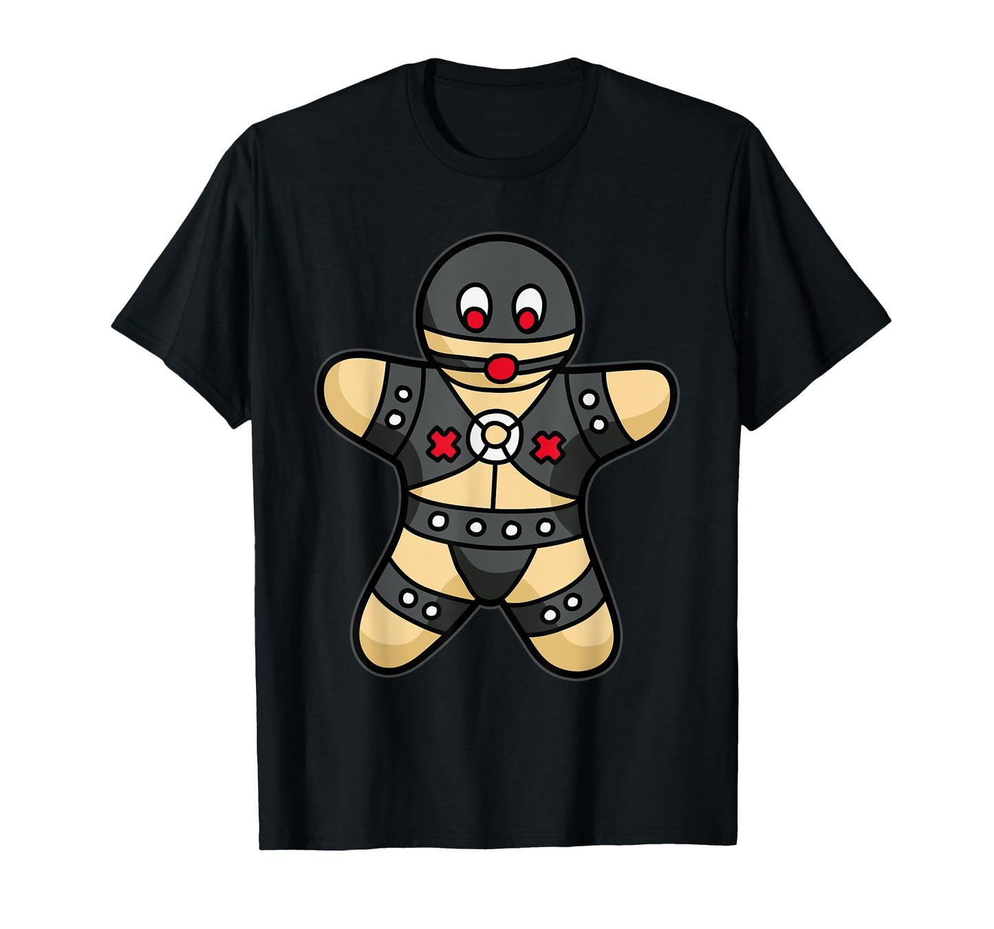 Kinky Gingerbread Man - BDSM & Bondage Humor T-Shirt