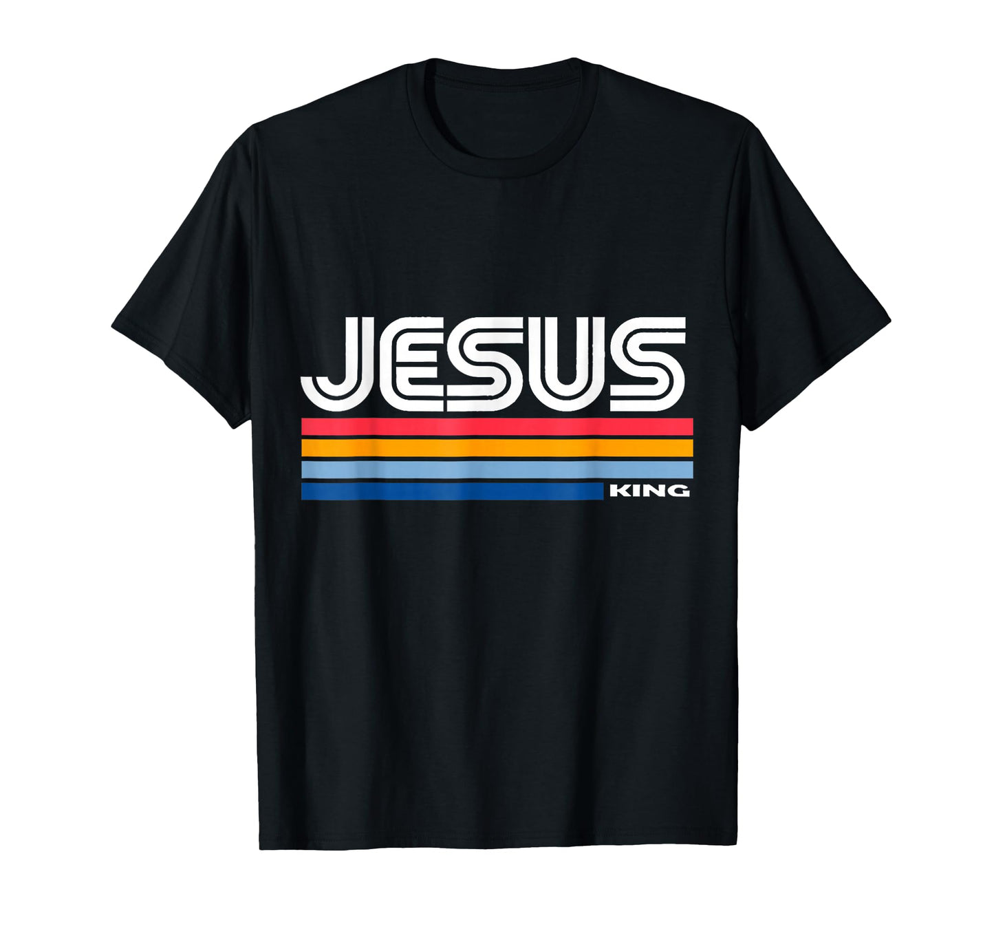 Jesus King Retro Vintage Design T-Shirt