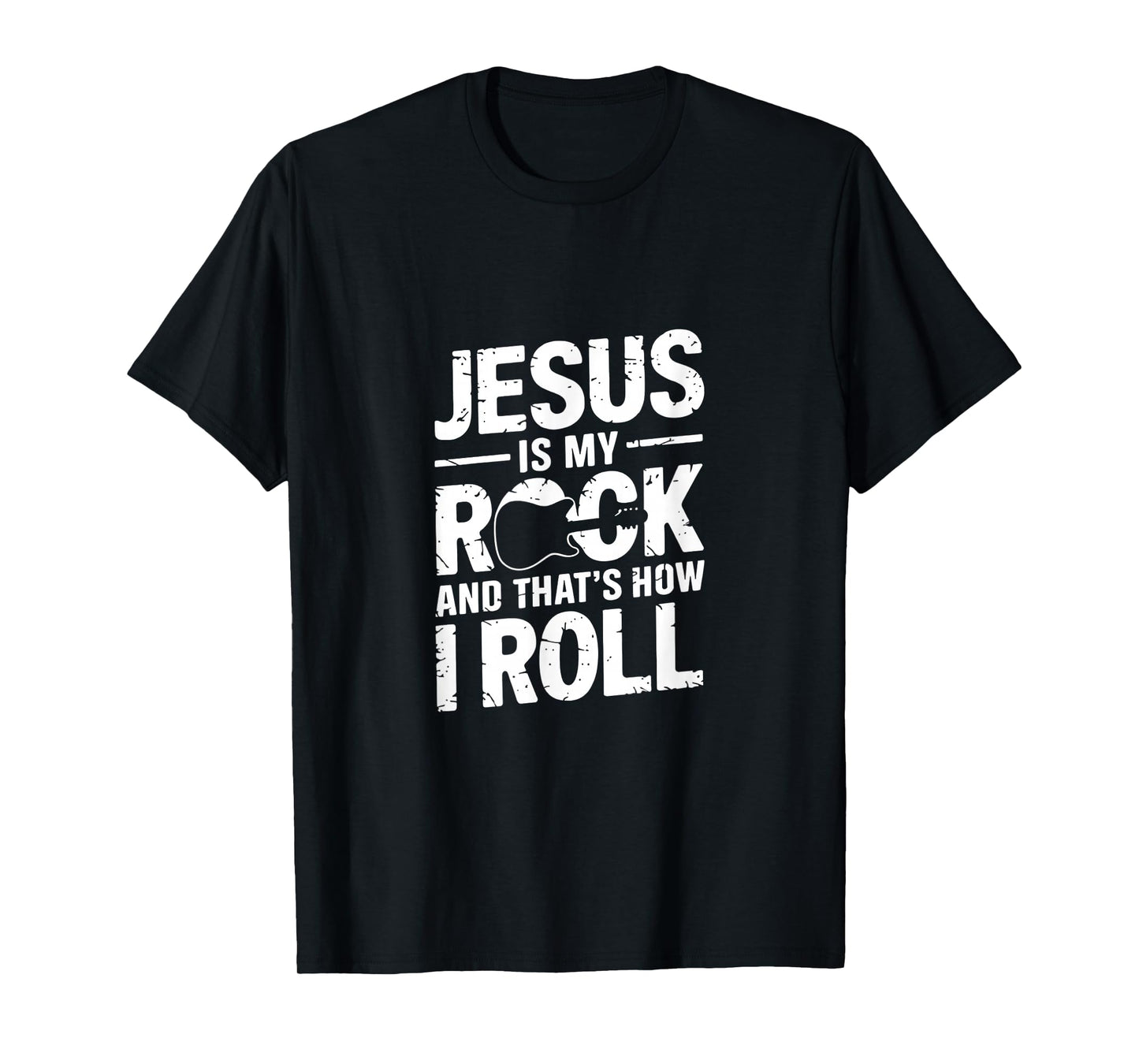 Jesus is My Rock How I Roll. T-Shirt