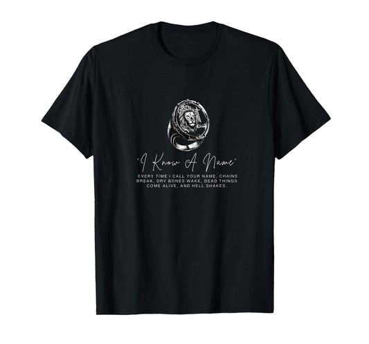I Know A Name Worship Song Enthusiast Music Lover Apparel T-Shirt