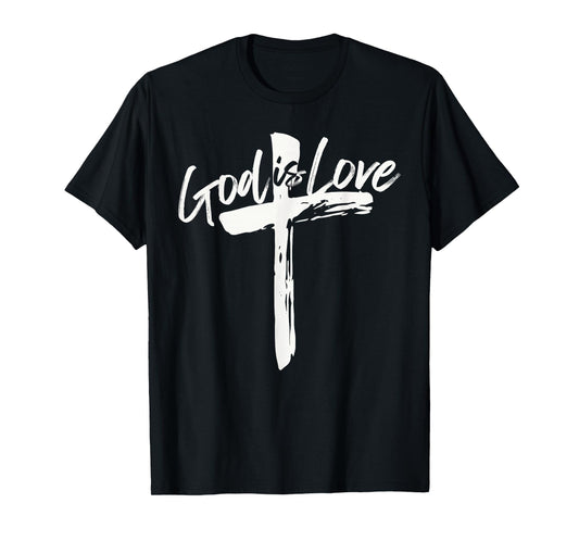 Bible Verse John 4:8 God is Love Christian Faith T-Shirt